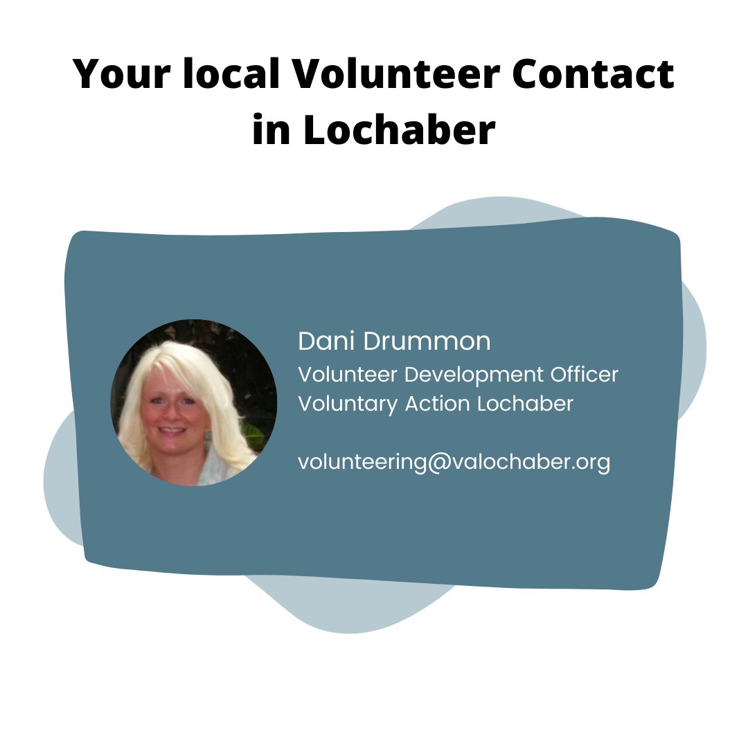 HTSI (@highlandtsi) on Twitter photo Meet your local Volunteer Contact 👋
Danni works as a Volunteer Development Officer at <a href="/VALochaber/">VALochaber</a>
You can get in touch with her via email: volunteering@valochaber.org to find out what opportunities are available in Lochaber! Meet your local Volunteer Contact 👋
Danni works as a Volunteer Development Officer at <a href="/VALochaber/">VALochaber</a>
You can get in touch with her via email: volunteering@valochaber.org to find out what opportunities are available in Lochaber!