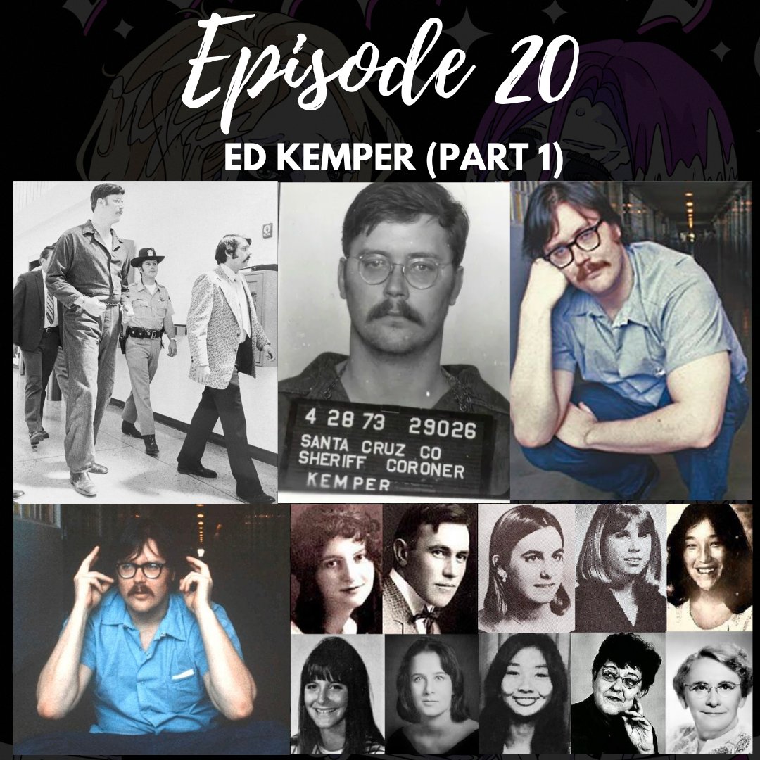 PerfStranglers's tweet photo. This week we cover one of the most notorious serial killers of all time: Ed Kemper (The Co-ed Killer).
.
.
.
#edkemper #mindhunter #netflix #netflixtruecrime #serialkiller #coed #truecrime #truecrimepodcast #serialkillers #truecrimeaddict #ssdgm #truecrimecommunity #podcasters https://t.co/MxcfsYqreR