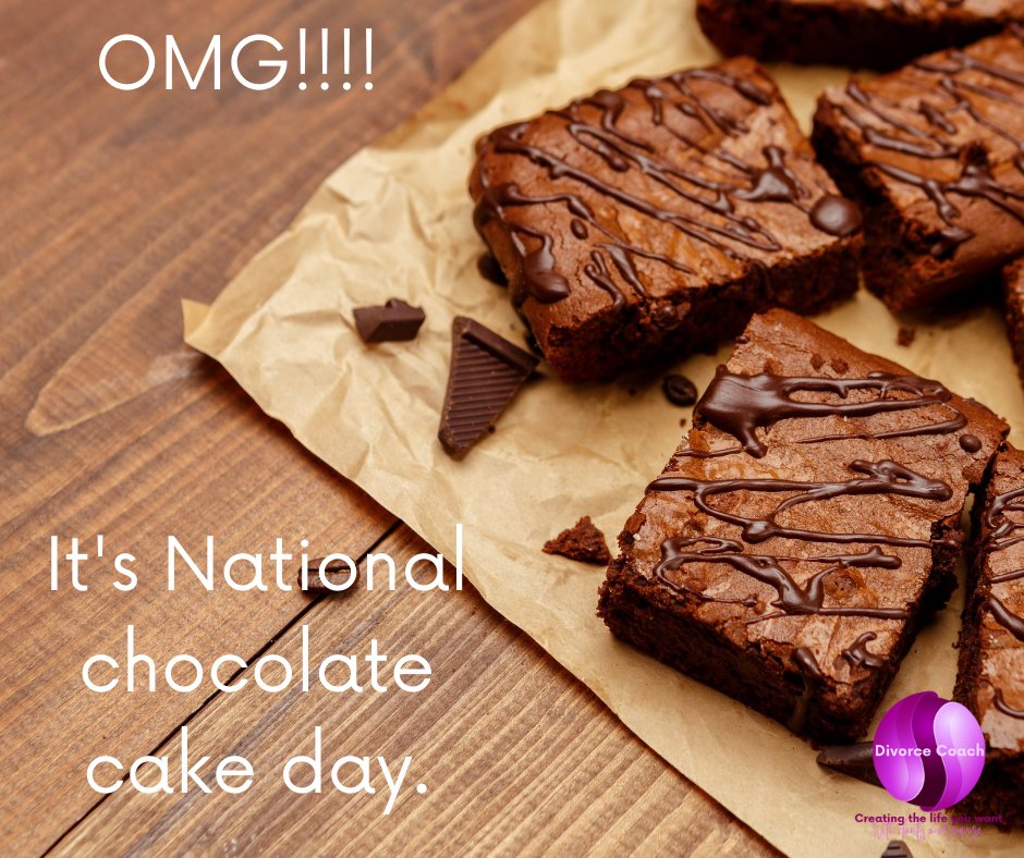 😱 If you were looking for a sign, this is it 👍 
It's National Chocolate Cake Day ❗ 

Everything in moderation folks - let's not over do it 😜 
#chocolatecakeday