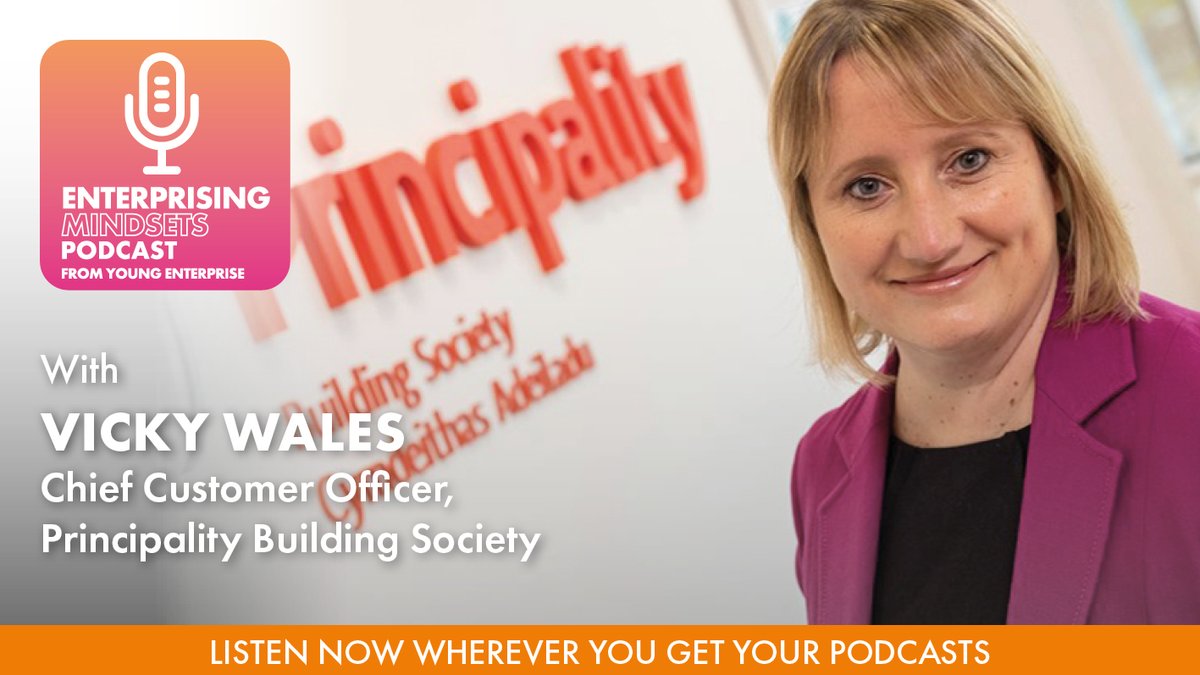 PrincipalityBS's tweet photo. Our Chief Customer Officer Vicky Wales sat down with @youngenterprise to discuss the impact the pandemic has had on young people, especially in relation to finances. Take a listen to find out more:

Spotify - https://t.co/VqRUxin7dP
Apple Podcasts - https://t.co/D5KIDofbyf https://t.co/3FpY0px3qo