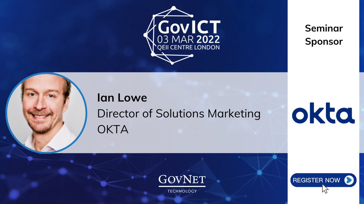Dive into current Public Sector case studies on how to reduce IT friction in identity with Ian Lowe from <a href="/okta/">Okta</a> at #GovICT2022!

View all the seminar sessions 👉 hubs.la/Q012Y5-T0

#GovICT #Experience #Security #Modernisation