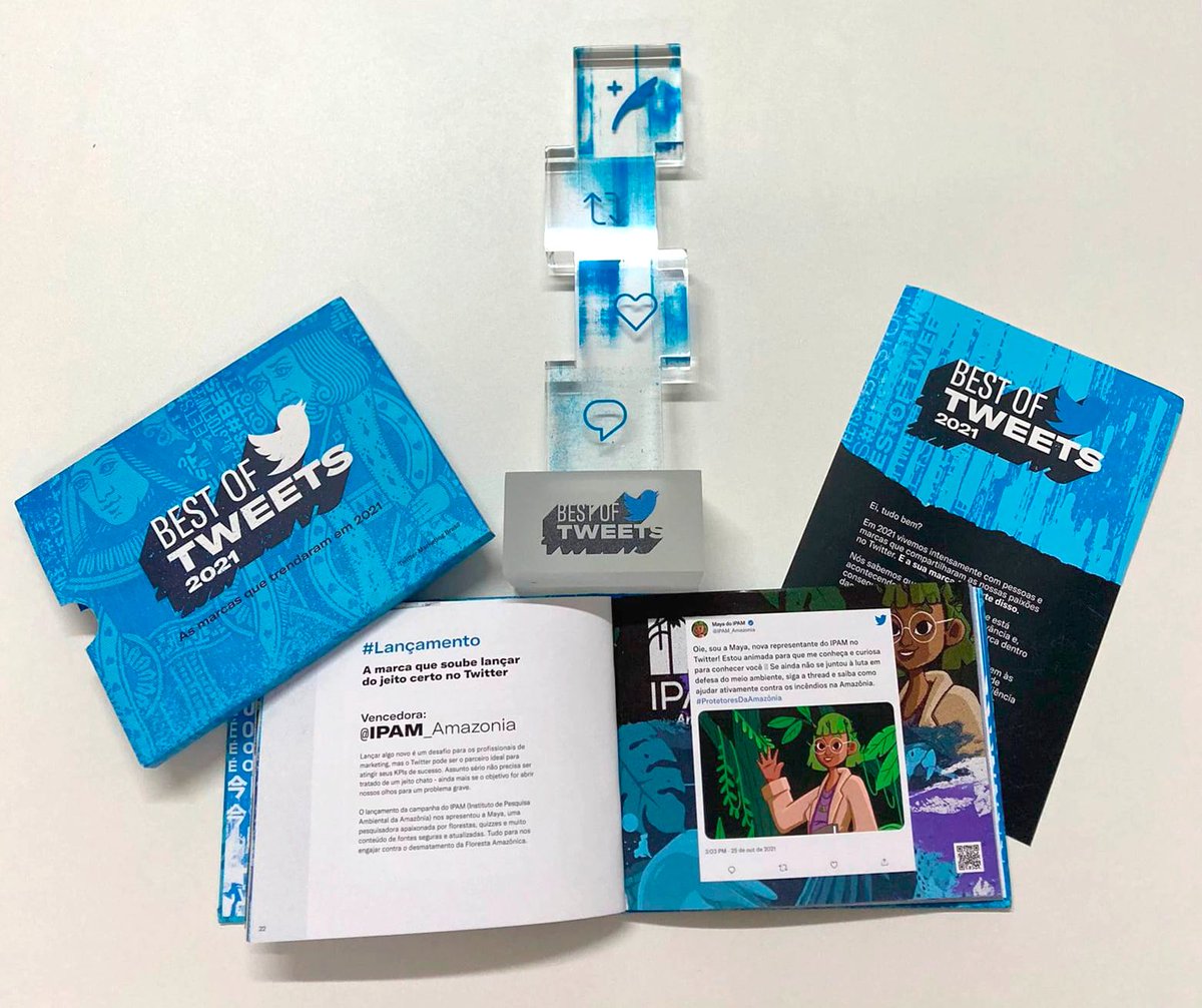 IPAM_Amazonia's tweet photo. E vamos de recebidinhos: chegou o troféu do #BestOfTweets! 🥳😭👏🏽

O IPAM foi premiado pelo @twitterbrasil no ano passado pela campanha #ProtetoresDaAmazônia - uma conquista que é de todos os #Guariba, #BotoCorDeRosa, #Arara, #GaviaoReal, e #OnçaPintada 💚 (+) https://t.co/911pCn0nat