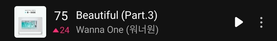 jjm180807's tweet photo. 감동~우리 워너원 워너블 진짜 하나야~^^ 그사이 또...... 24상승!!!!!!
역시.....E너원 E너블 아자아자홧팅~~^^ 새벽에
.. 차근차근 50위. 30위. 9위. 1위 하면서 올라가자!!!! 11시 75 위 대박이야~^^ 
#워너원 https://t.co/vXTWHCY6L3