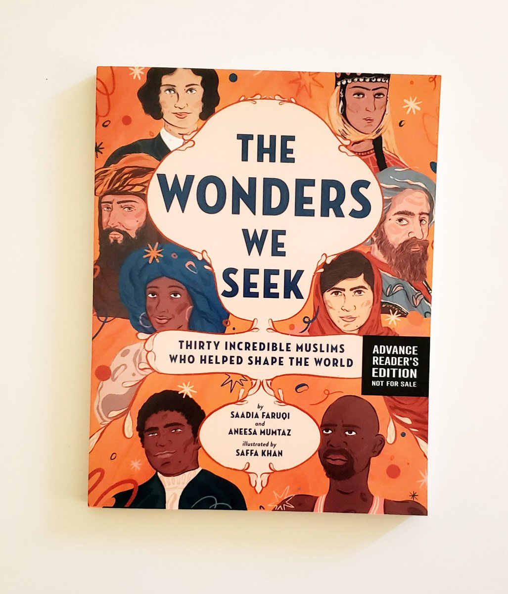 Want to know more about Muslim inventors, scientists, poets, politicians and athletes who helped change the world? Enter to win an ARC of The Wonders We Seek! Follow me, like and RT this tweet. Ends Friday night. USA only.