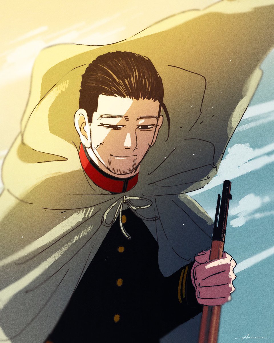 金カム304話 存在の証明 ゴールデンカムイ 尾形百之助 アズーロ Azzurroのイラスト