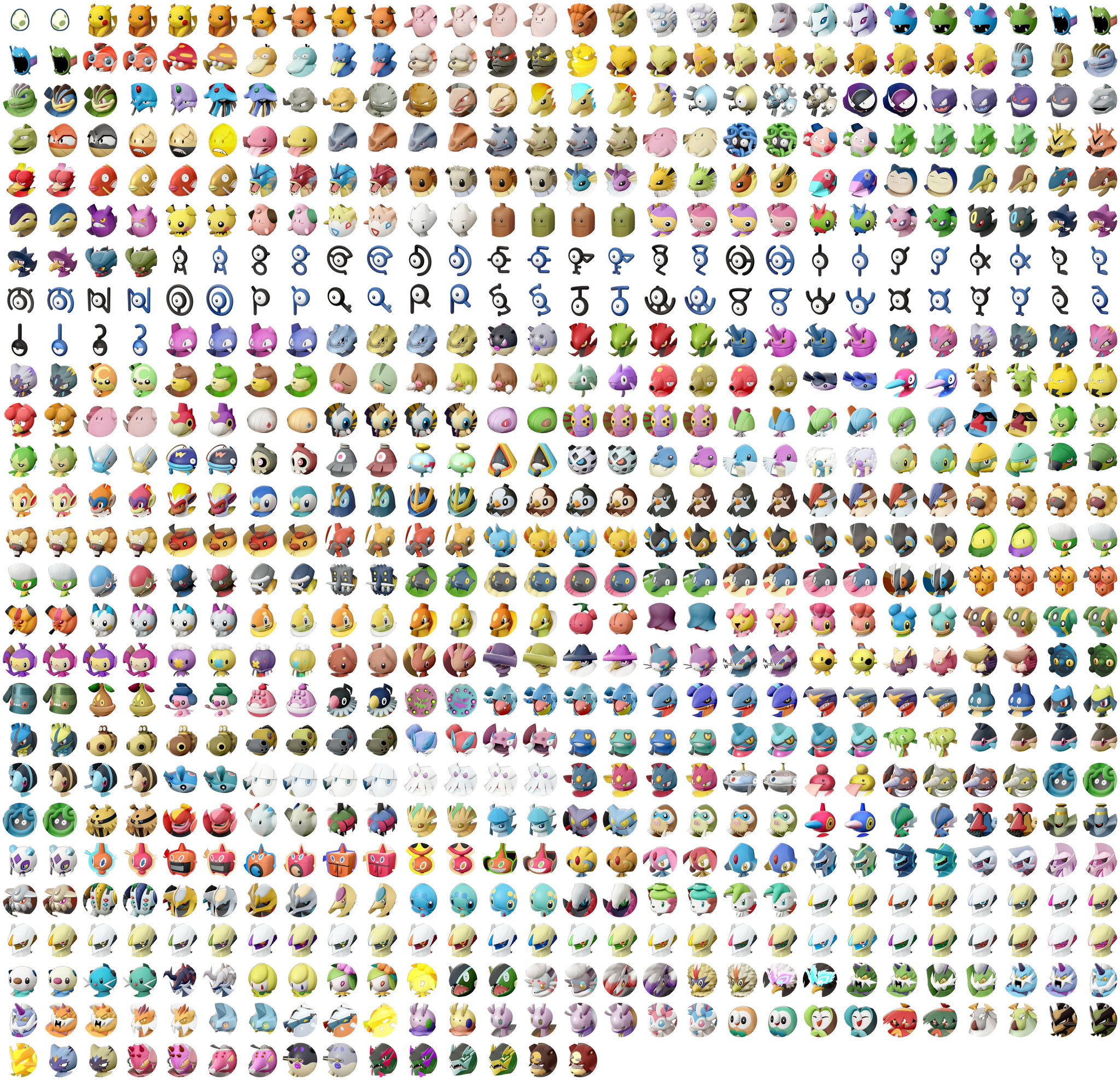 Matt on X: For texture enthusiasts, here's a dump of some notable texture  assets from Pokémon Legends: Arceus. Includes: • Pokémon renders from  Pokédex • Pokémon sprites in Party/Pastures • Item sprites •