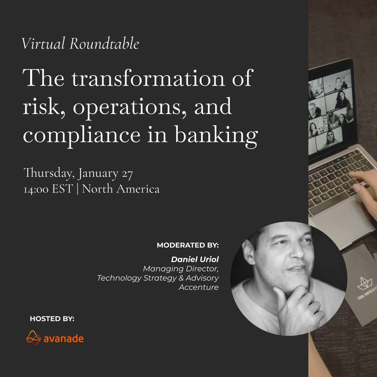 Join me today in my participation at "The transformation of risk, operations and compliance in #banking" roundtable. So excited for the next hours.

#Innovation #Fintech #DigitalBanking #Retail #OpenBanking #CreditCards #Payments #MobilePayments #Wallets #asia #fintechasia