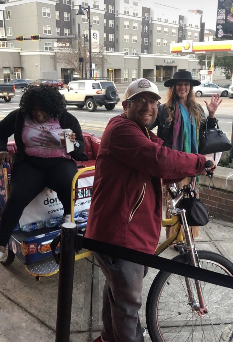 CCPedicabsllc's tweet photo. We know a thing or two about how to roll up to the red carpet in style! Great event as always #WorkingClassWednesday! https://t.co/sYbkRnhTrr