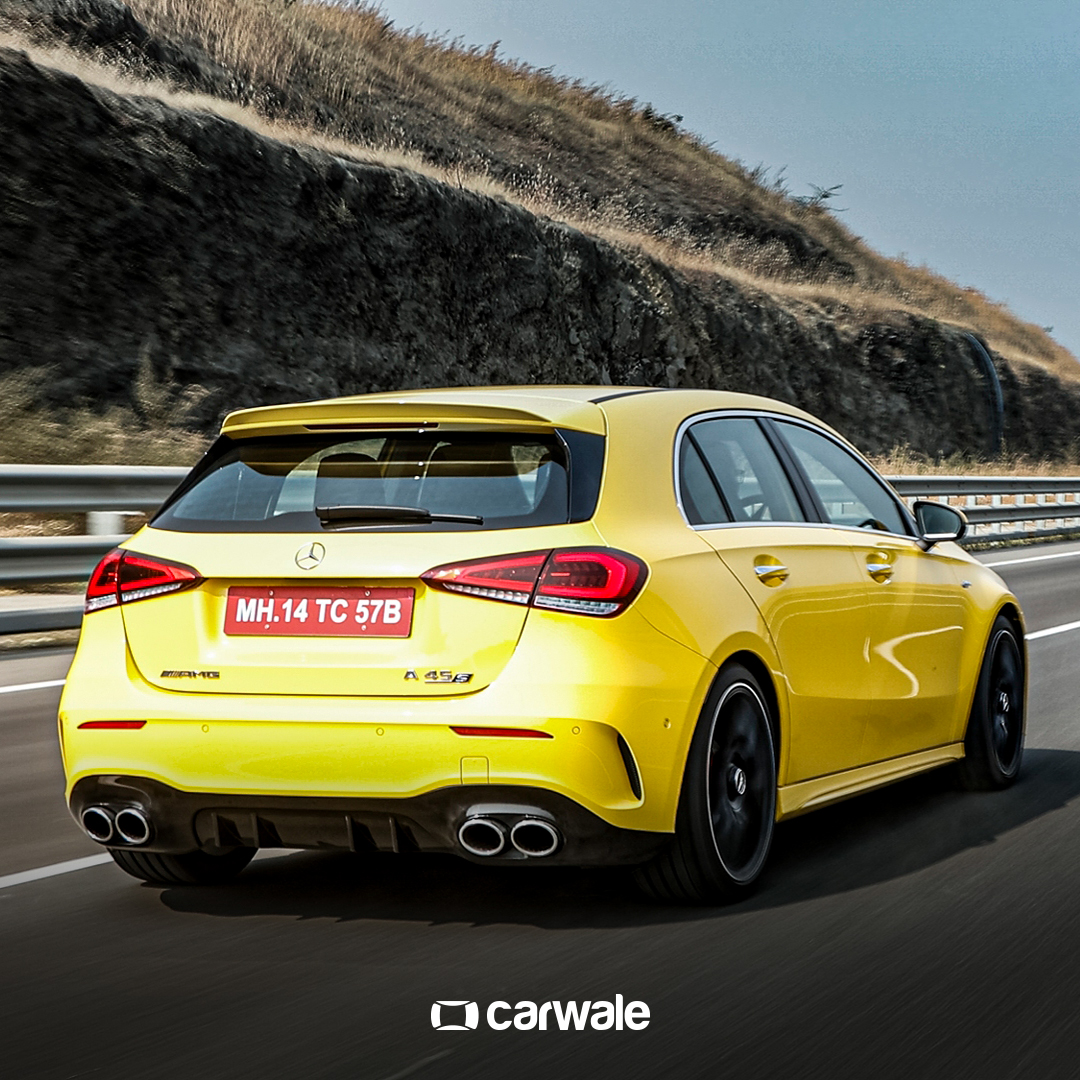 CarWale's tweet photo. This is the #MercedesA45 S AMG, and it is a full-blown, full-fat AMG unlike the A35 Sedan which is more a bridge between the natural, and the well, the supernatural. It costs Rs 79.50 lakh, ex-showroom, all India.
#CWPhotos #Carlifestyle #Cars #MercedesA45SAMG #Mercedes #A45SAMG https://t.co/kstNVZYZAD