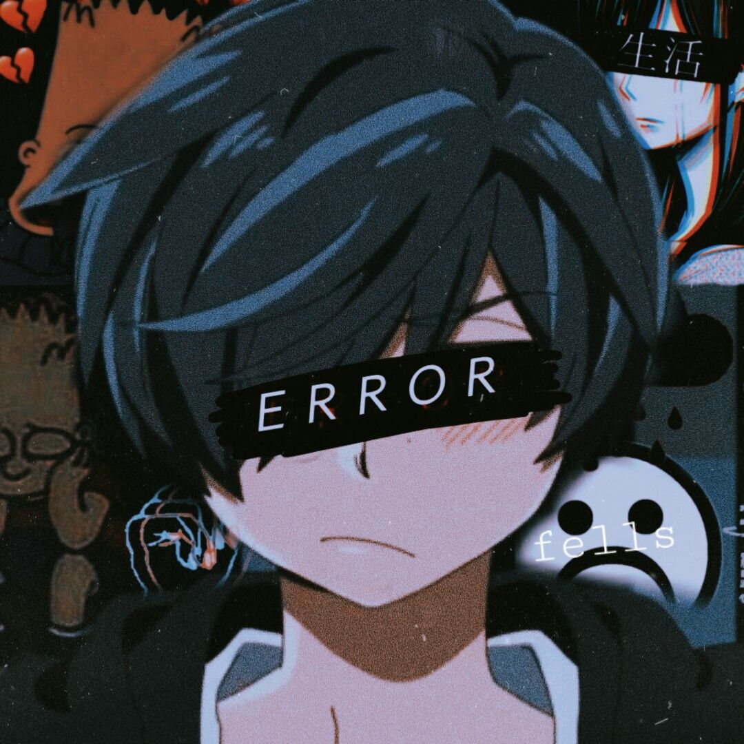 fotos de perfil masculino anime sad