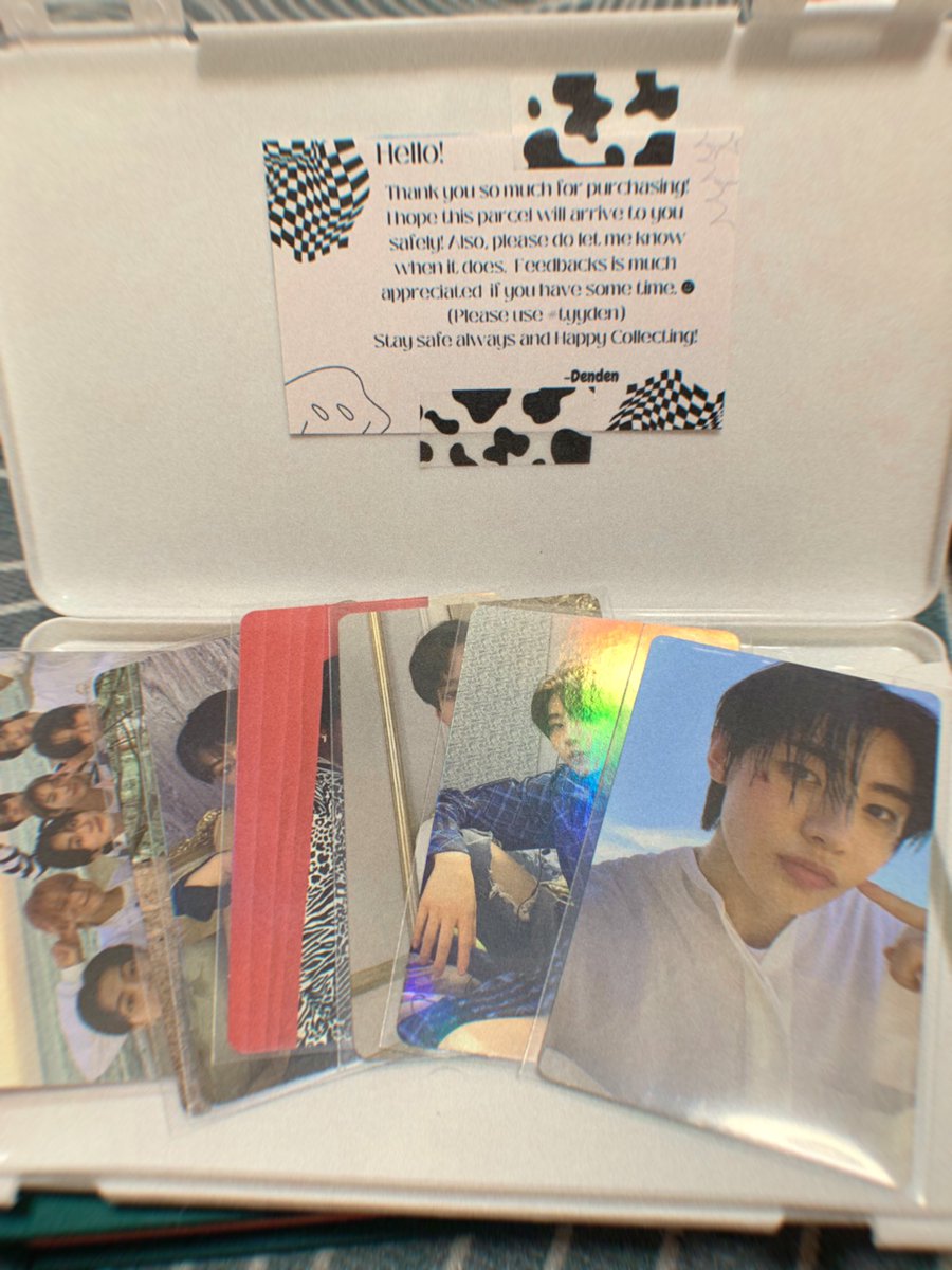seokminbuys's tweet photo. #smbuys 💌
chesca hoon poke cheek haver! 🥰
thank you so much @cartforlhs for packing the pcs safely ☺️ super secured and aesthetic hehe ingat always <3 #tyyden https://t.co/KMlTeX97mJ