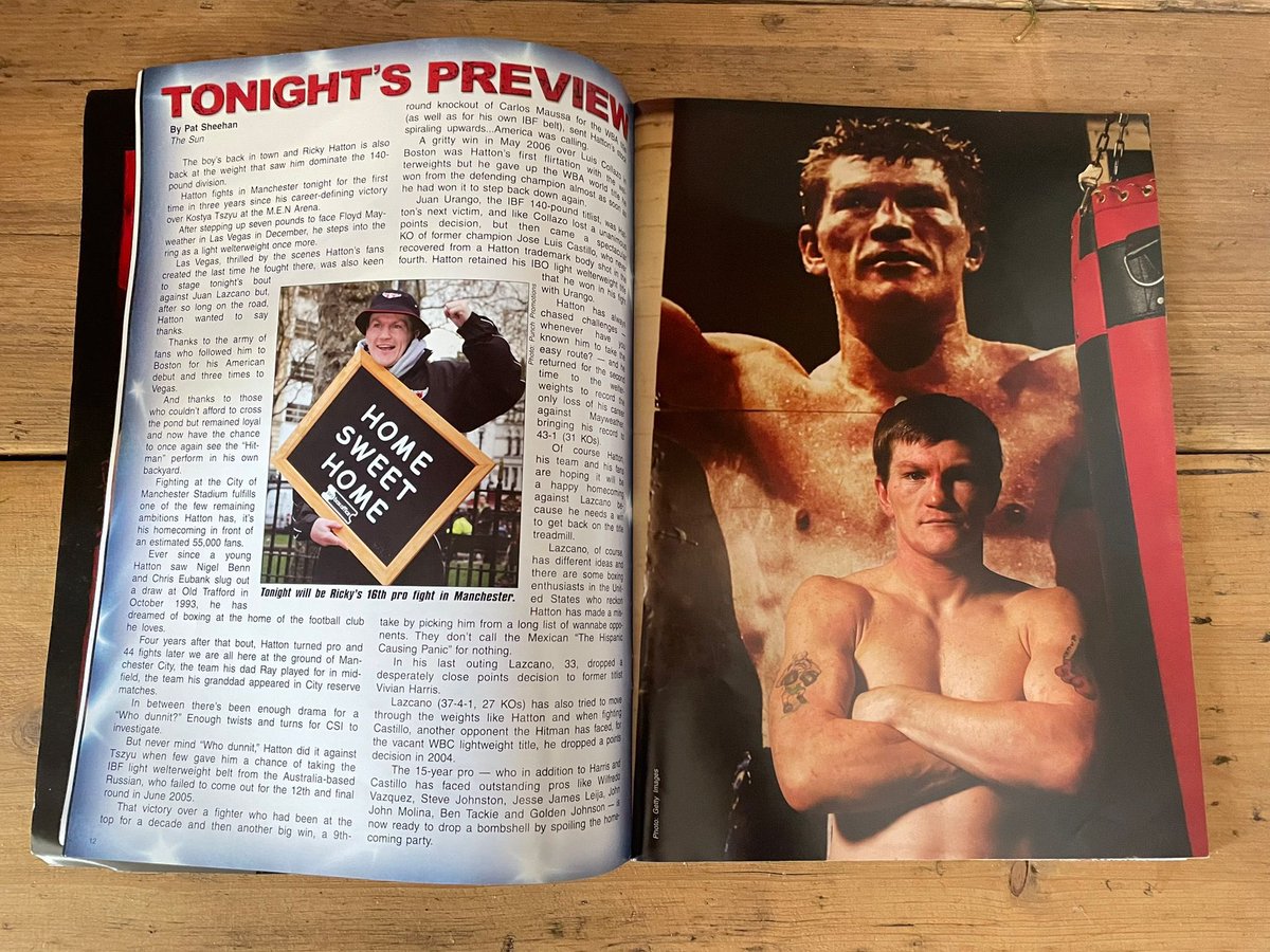 BritBoxingBlog's tweet image. 🚨GIVEAWAY! To say thank you for helping us reach 11.2k followers and to celebrate the imminent relaunch of #Round4Pound, we are giving away this official Hatton v Lazcano programme
To enter, simply
🥊follow @BritBoxingBlog
🥊follow @Round4PoundBBB
✅like and RT this tweet