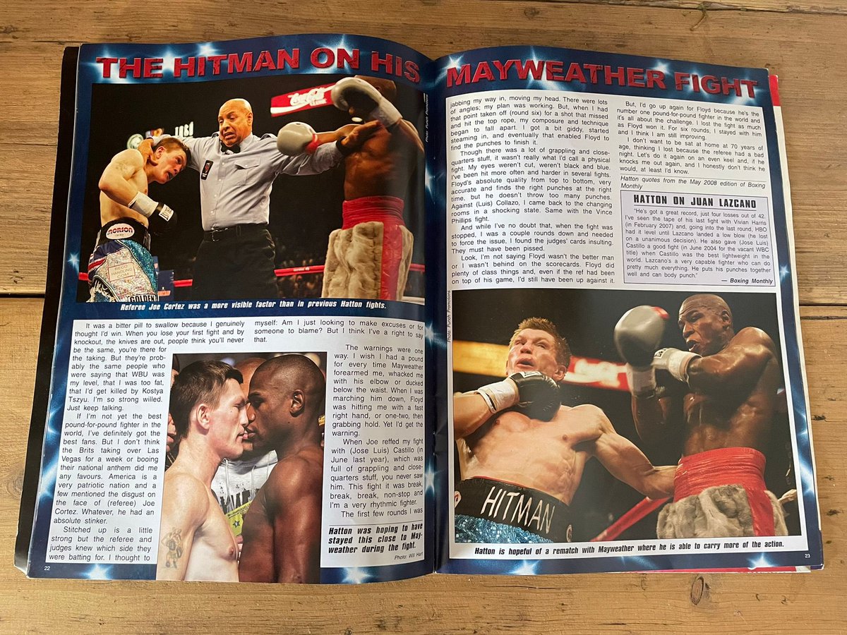 BritBoxingBlog's tweet image. 🚨GIVEAWAY! To say thank you for helping us reach 11.2k followers and to celebrate the imminent relaunch of #Round4Pound, we are giving away this official Hatton v Lazcano programme
To enter, simply
🥊follow @BritBoxingBlog
🥊follow @Round4PoundBBB
✅like and RT this tweet