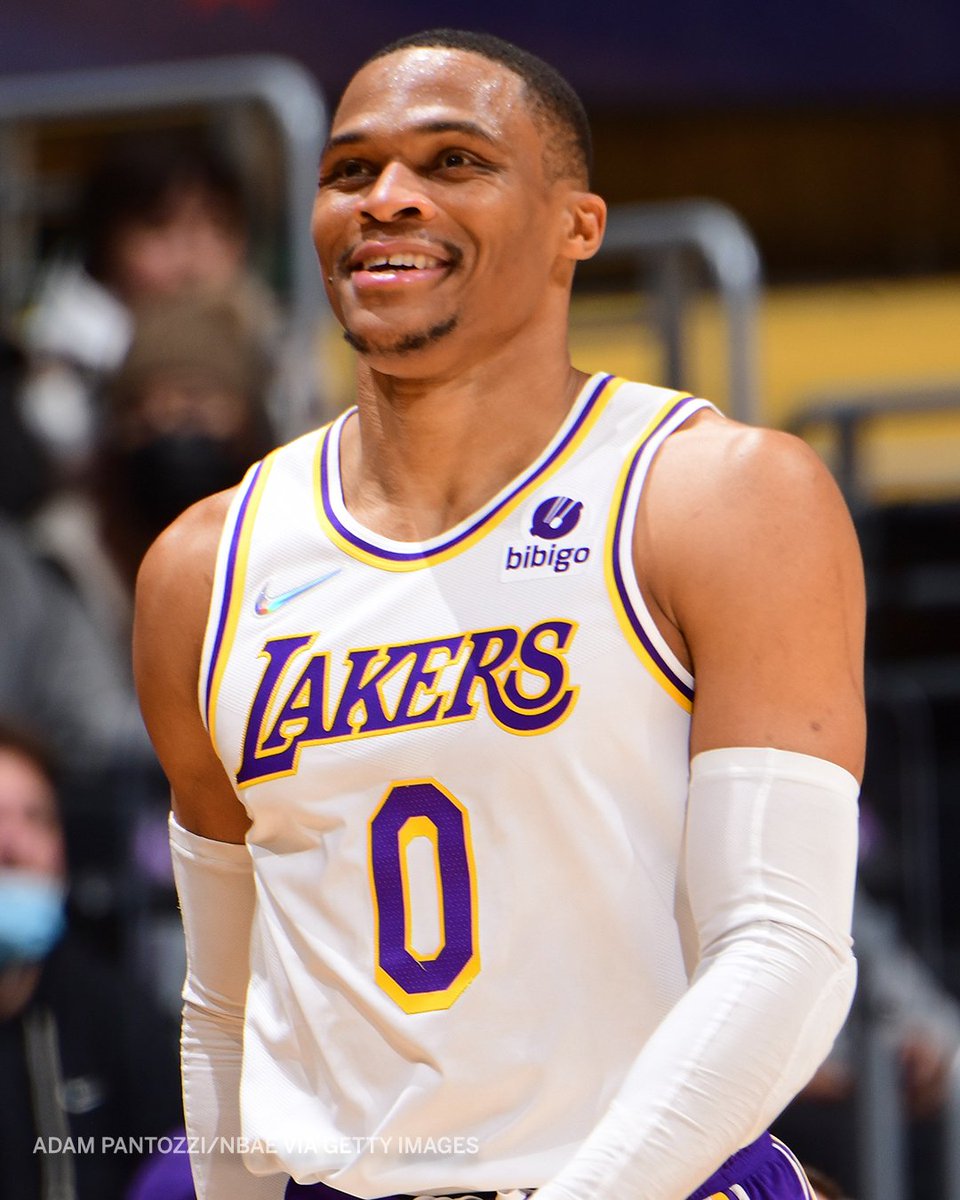 ESPNNBA's tweet photo. Russell Westbrook is shooting 43.8% from the field this season. That's better than these players:

Jayson Tatum: 42.7%
LaMelo Ball: 42.4%
Paul George: 42.1%
James Harden: 42%
Stephen Curry: 41.6%
Damian Lillard: 40.2%

(h/t @FadeawayWorld) https://t.co/jWFqnDuxiH