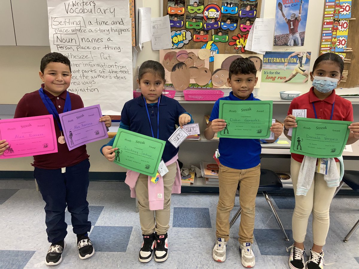 lishendrix's tweet photo. Our students are working hard to keep their iReady streaks going! @SLESeahawks https://t.co/AyyM9bHZYS