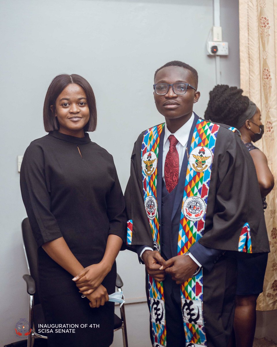 thescisasenate's tweet image. Meet the Speaker of the Ghana Engineering Student’s Association [@_gesa_knust], Rt. Hon. Donna Christine Essel at the inauguration of the SCISA 4th Senate House last Friday. ✌️🏽

She had the opportunity to have a brief words for the senators. 

#ScisaSenate 
#ScisaKNUST