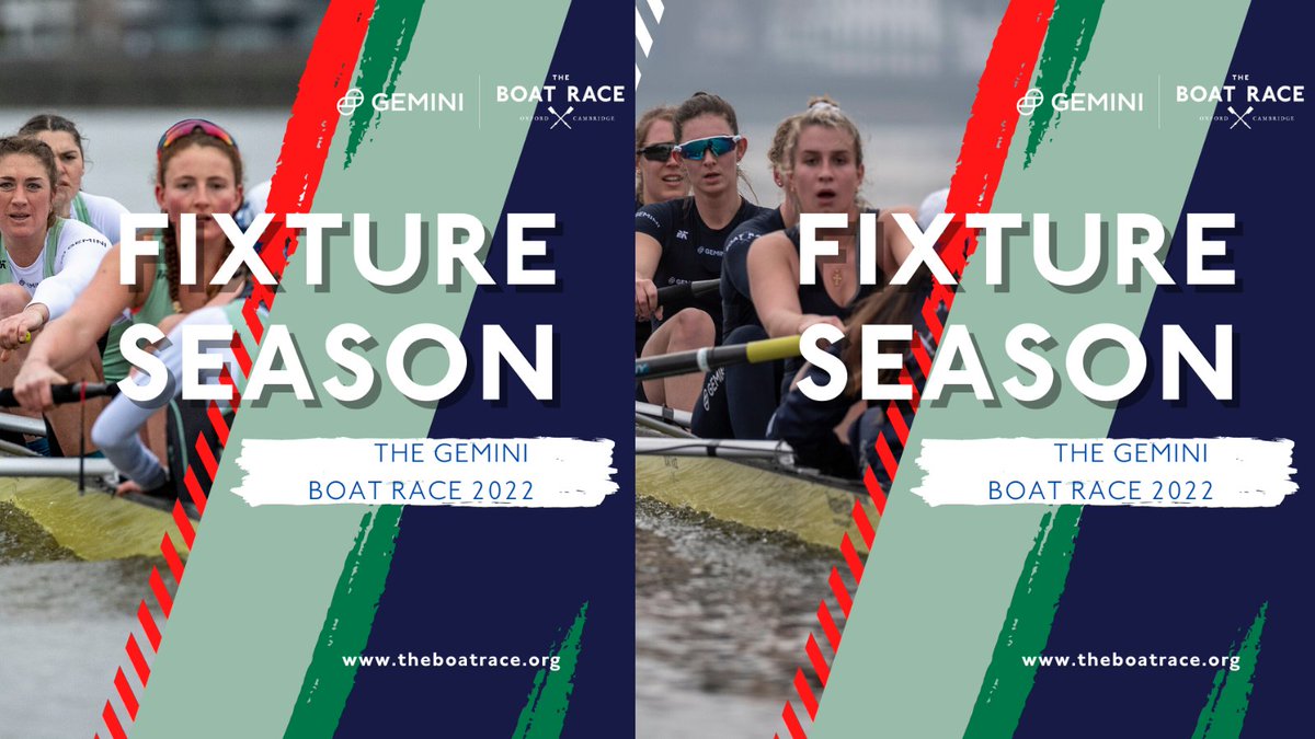 theboatrace's tweet image. The @Gemini Boat Race 2022 Fixture Series announced today 🔥
@CUBCsquad @OxfordUniBC @OUWBCsquad  v the best in the world @Leander_Club @OBUBC @UW_Rowing @asrnereus &amp;amp; Dutch U23s
Starts Sunday 30th January
#Racing #Rowing 
Read More ➡️ bit.ly/3H9f3ke