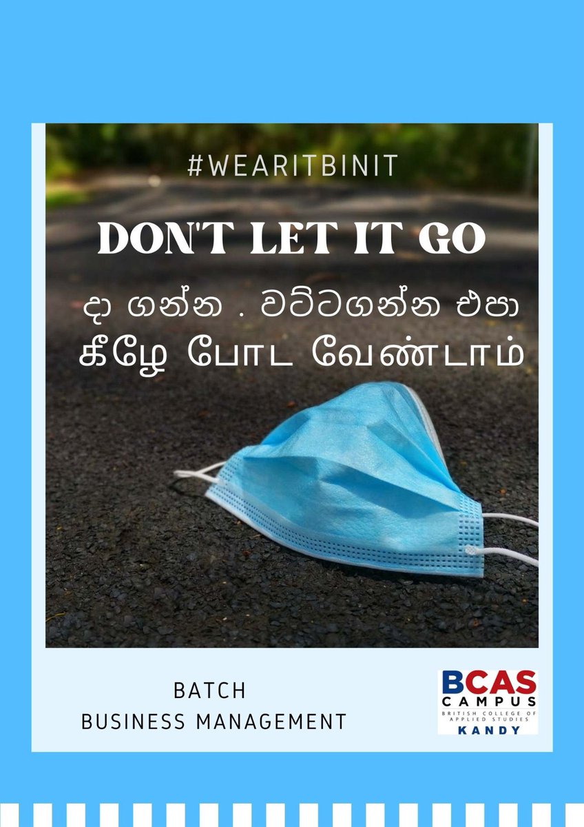 HadsonPio's tweet photo. Yes, we should wear masks for our own safety, but we also should dispose  them with care in order to keep our environment safe. 

#environmentalsafety #saveanimals #nature #betterfuture  #responsibility https://t.co/H4v6I0ydUC