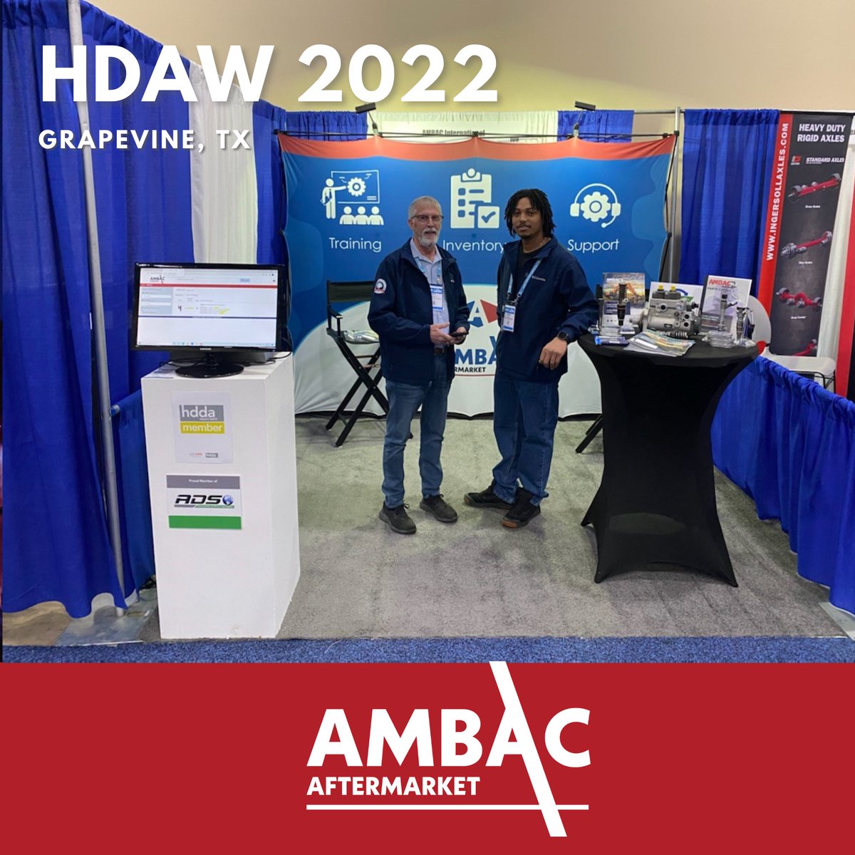 It's been a great week here at  @HDAWConference. We are looking forward to continuing the conversation with you all in the weeks to come!  #AMBAC's #HeavyDuty  #HDAW22