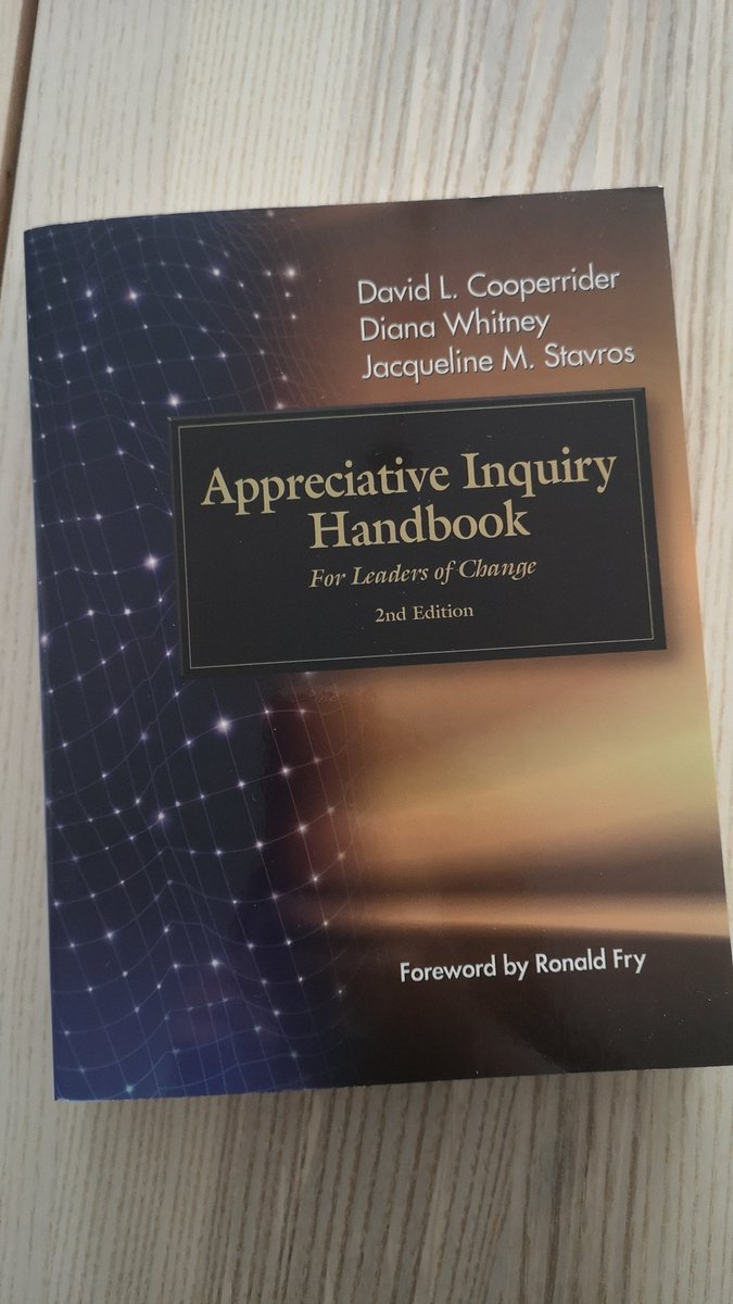 Sometimes only a physical copy will do 🤓 #appreciativeinquiry #phdlife
