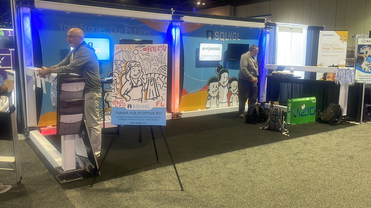squiglit's tweet photo. That's all we have time to share for now. Notifications on for this thread and we will keep you updated! PS, here is booth 3740 ! Mosey on over for your #Squigl caricature today! https://t.co/NnxVqZutBY