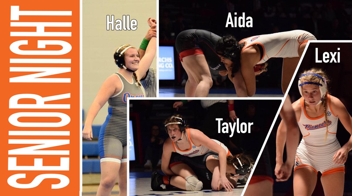 Senior night tonight!  Ceremony at 6 PM, wrestling right after!  West Union, Hamilton Township and Hilliard Bradley roll in for a scramble. #Classof22