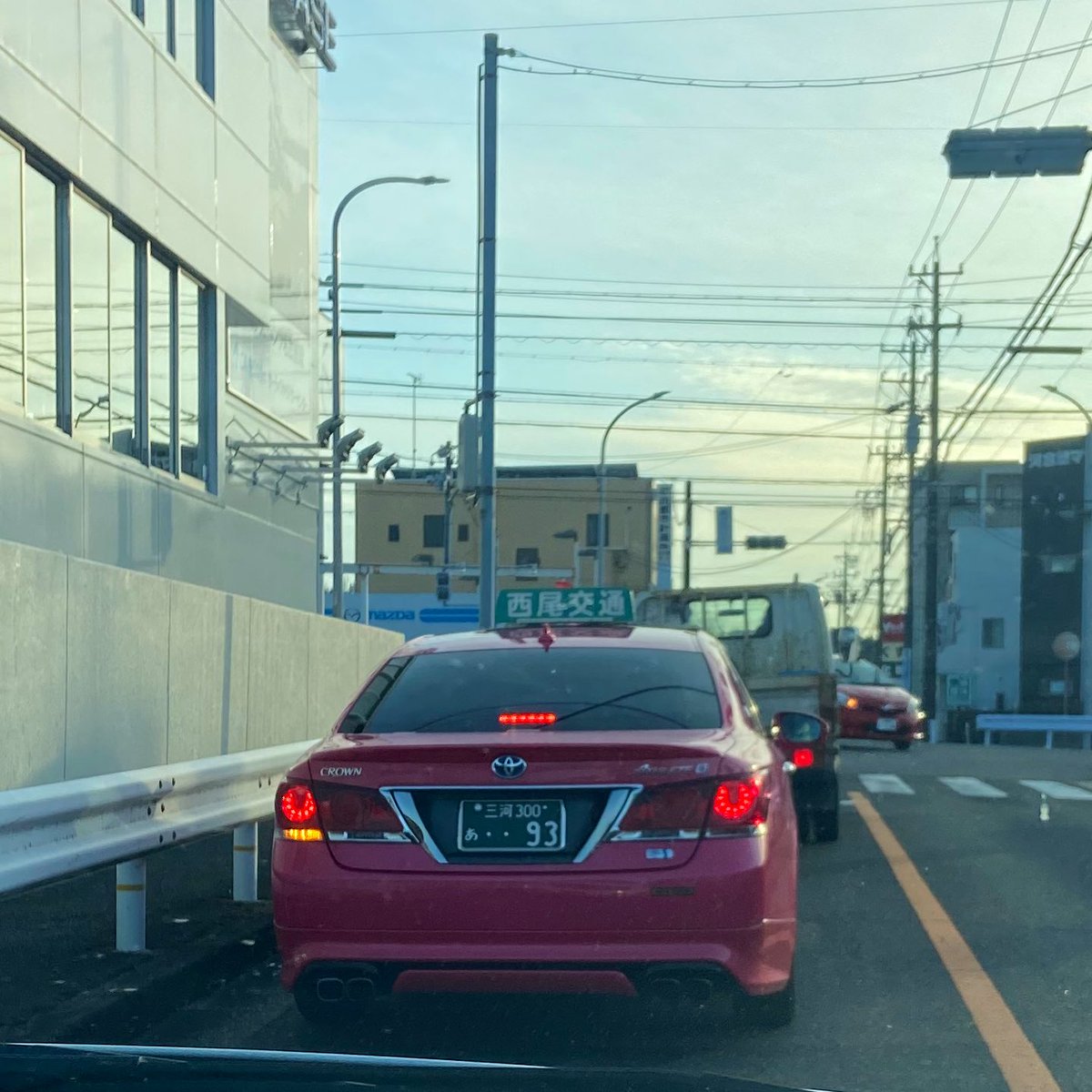 ピンクラウンのタクシー初めて見た💓