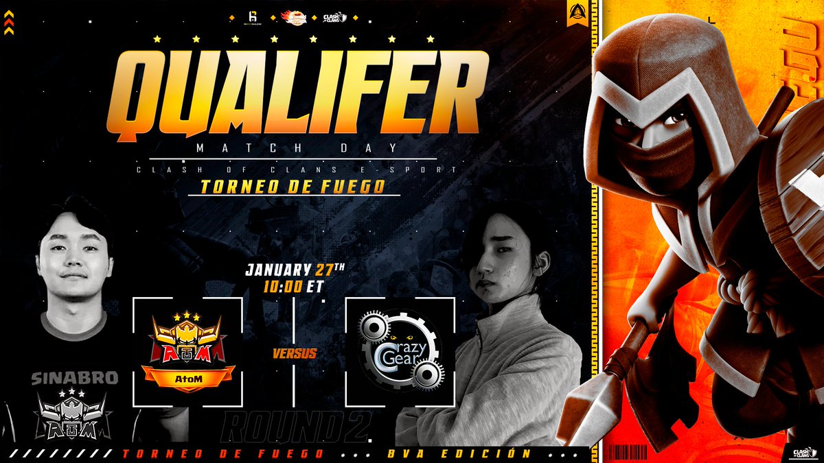 Se viene en breve... Twitch
16:00 CET ⏰ 10:00 EST
Quali @FireFiera 
#Atom 🆚 <a href="/Crazy_Gear_/">Crazy Gear</a> 
📺twitch.tv/sockerssu

Cámaras abiertas para los jugadores!