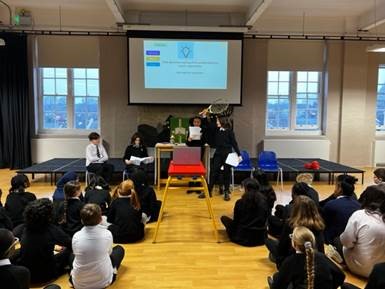 news4trinity's tweet photo. This week our upper KS2 faith team led our worship, leading a play and teaching us all about the importance of sharing our talents and helping others to become knowledgeable and wise #chaplaincy #learninglovingliving #leadership #faithteam https://t.co/Fp8dsoeoLW