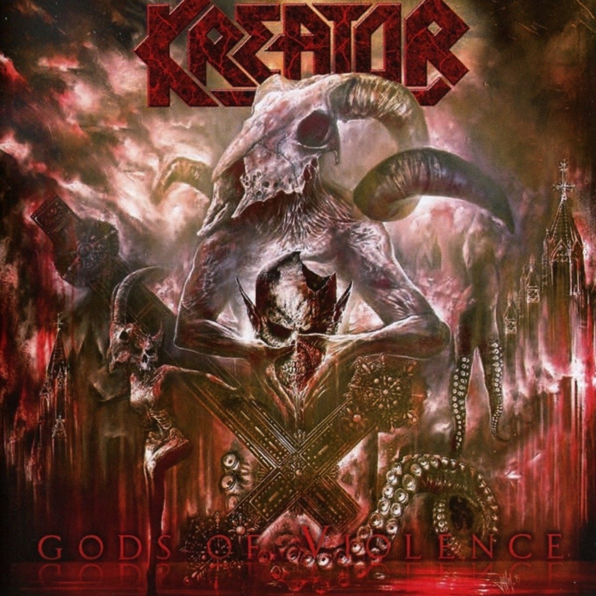 NoClass_Radio's tweet photo. 27 de enero de 2017. Se publica el decimocuarto álbum de estudio de la banda alemana de thrash metal Kreator, llamado "Gods of Violence". #Kreator #GodsofViolence https://t.co/mF7ASEWntM