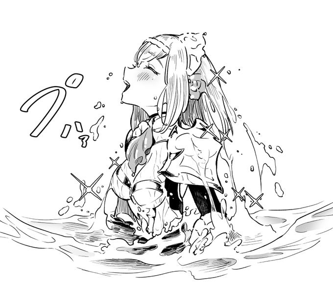 またノエルちゃんの漫画描いてる🏊 
