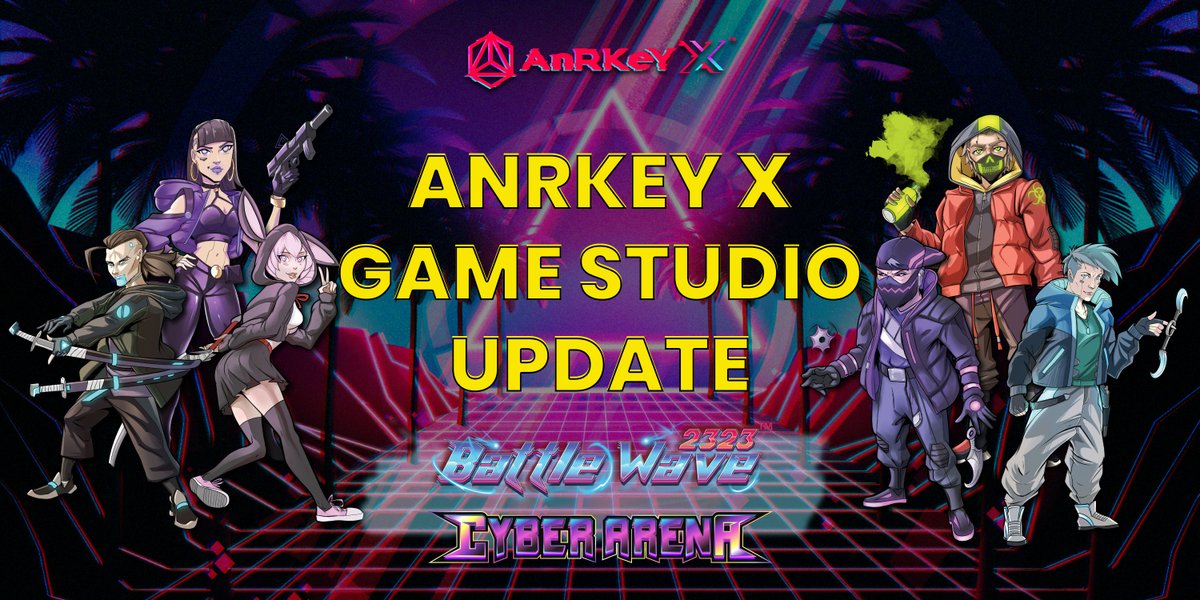 🚨 AnRKey X Game Studio Update!!

👀 Check out this week's AnRKey X Game Studio Update below!👇

✅ Cyber Arena v.1 build is LIVE! 

✅ $ANRX IS LIVE ON FTX SIGNAL! 

🤯 READ the full Update HERE! anrkeyx.com/3oq0amz

#DeFi #NFT #GameFi