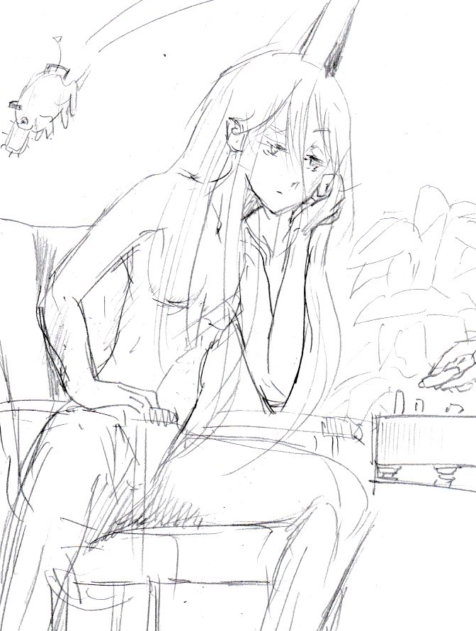 落描きパワ子。
#チェンソーマン 