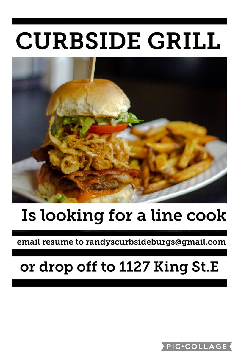 We need a good reliable cook to join our team asap!!!