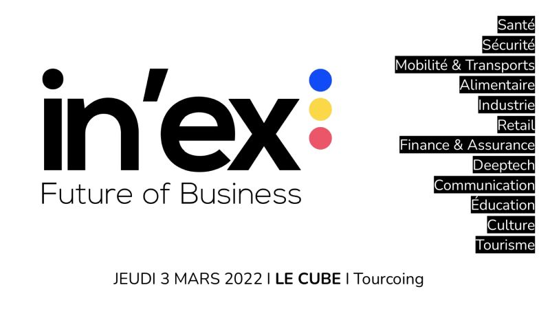 📌 In'ex c'est le 3 mars 
🏢 In'ex c'est au Cube de Tourcoing
📣 In'ex c'est LE rendez-vous des acteurs innovants des #hdf

Proposez vos services et produits innovant sur 👉
  
consulter notre site pour plus d’infos 👉 inex.events

#innovation #event #savethedate