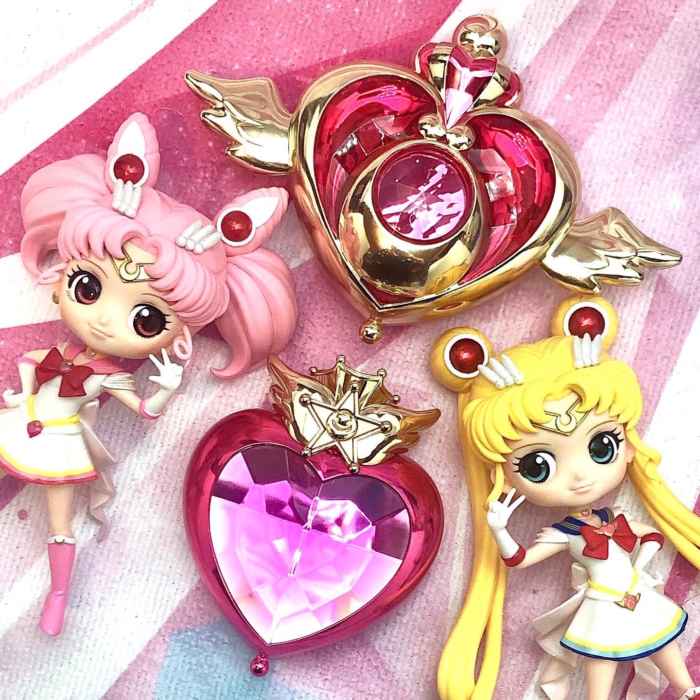 紅月兎 キューポスと旧アニメのちびムーンコンパクトと共に相性ばっちりです セーラームーン Sailormook T Co C9vhh3lnnm Twitter