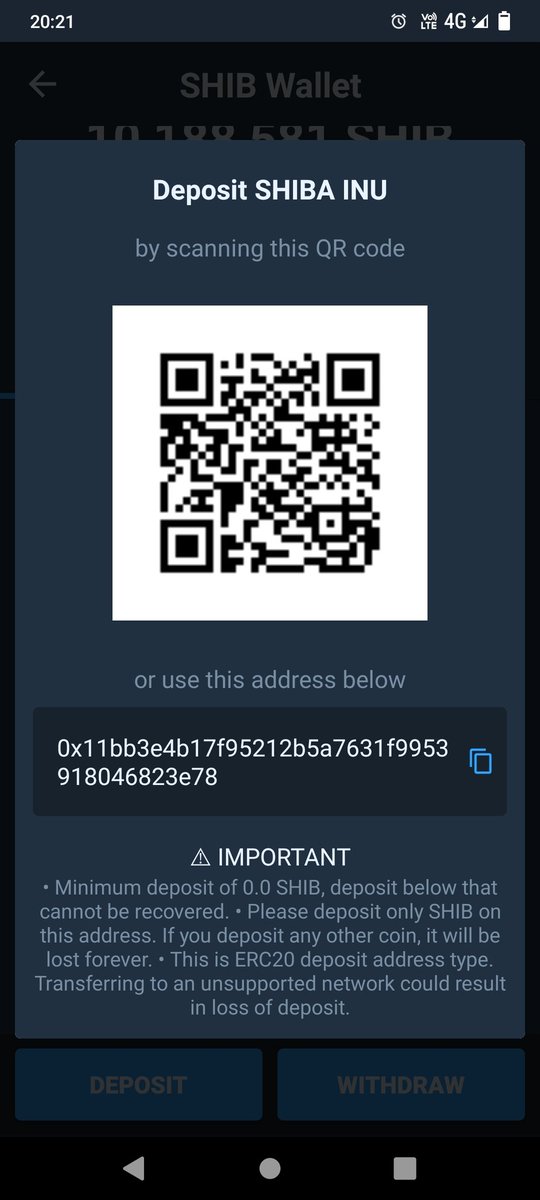 Nimbaram1991's tweet photo. @BitShiba Please Help me https://t.co/GuUN4WiW8N