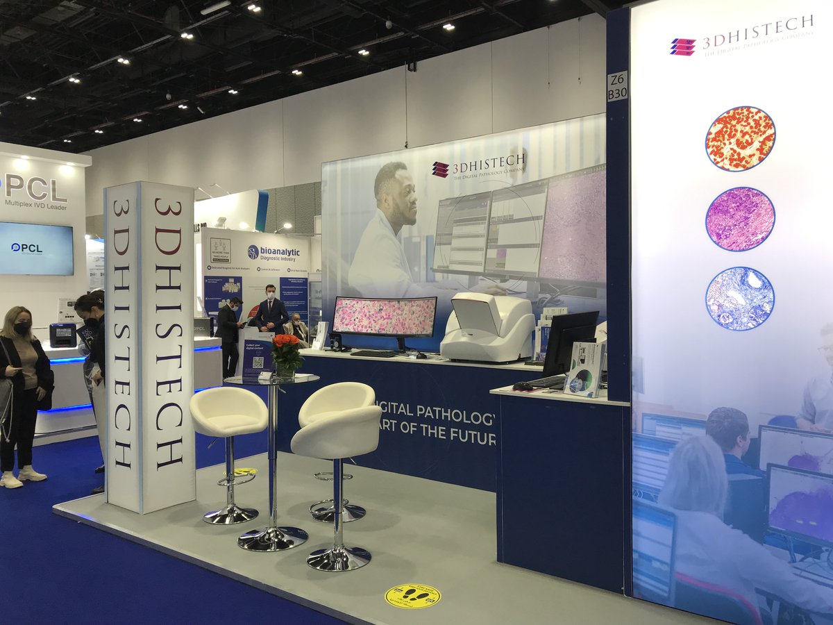 3DHISTECH_LTD's tweet photo. It was a pleasure to attend the Medlab Middle East 2022 at the World Trade Centre in Dubai. We loved to speak with you in person! 

#3dhistech #digitalpathology #MEDLABme #dubai #medical #middleeast https://t.co/rmx1aBmkFl