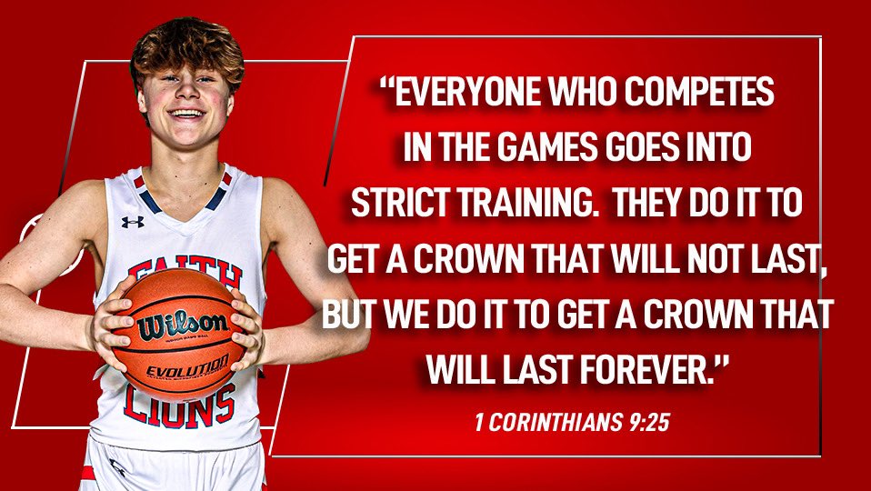 Grapevine Faith Basketball (@gfcsmbb) on Twitter photo “It's my favorite bible verse because I find it always related to my life and I always need to apply it.” - Kaleb Gregory <a href="/GoFaithLions/">Faith Athletics</a> “It's my favorite bible verse because I find it always related to my life and I always need to apply it.” - Kaleb Gregory <a href="/GoFaithLions/">Faith Athletics</a>