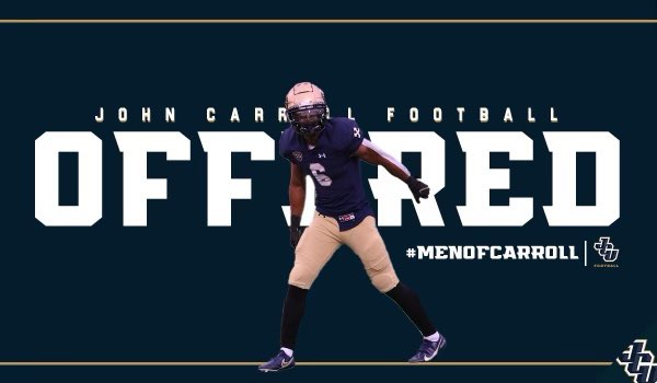 I’m excited to announce I’ve received my 3rd official offer to John Carroll University