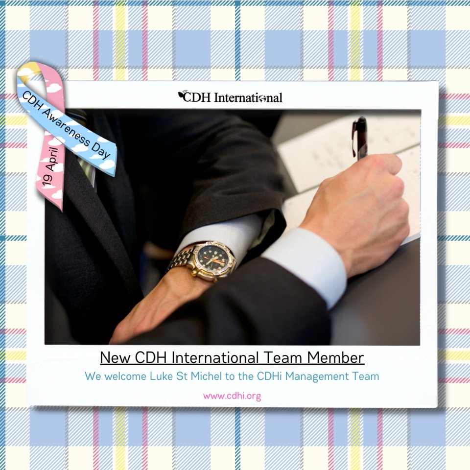 CDH International Welcomes Luke St Michel to the Team!

cdhi.org/cdh-internatio…

#cdh #CDHAwareness #CongenitalDiaphragmaticHernia #PediatricSurgery #GlobalSurgery #RareDisease #CongenitalAnomalies #PatientAdvocacy #Charity #CDHInternational #SaveTheCherubs