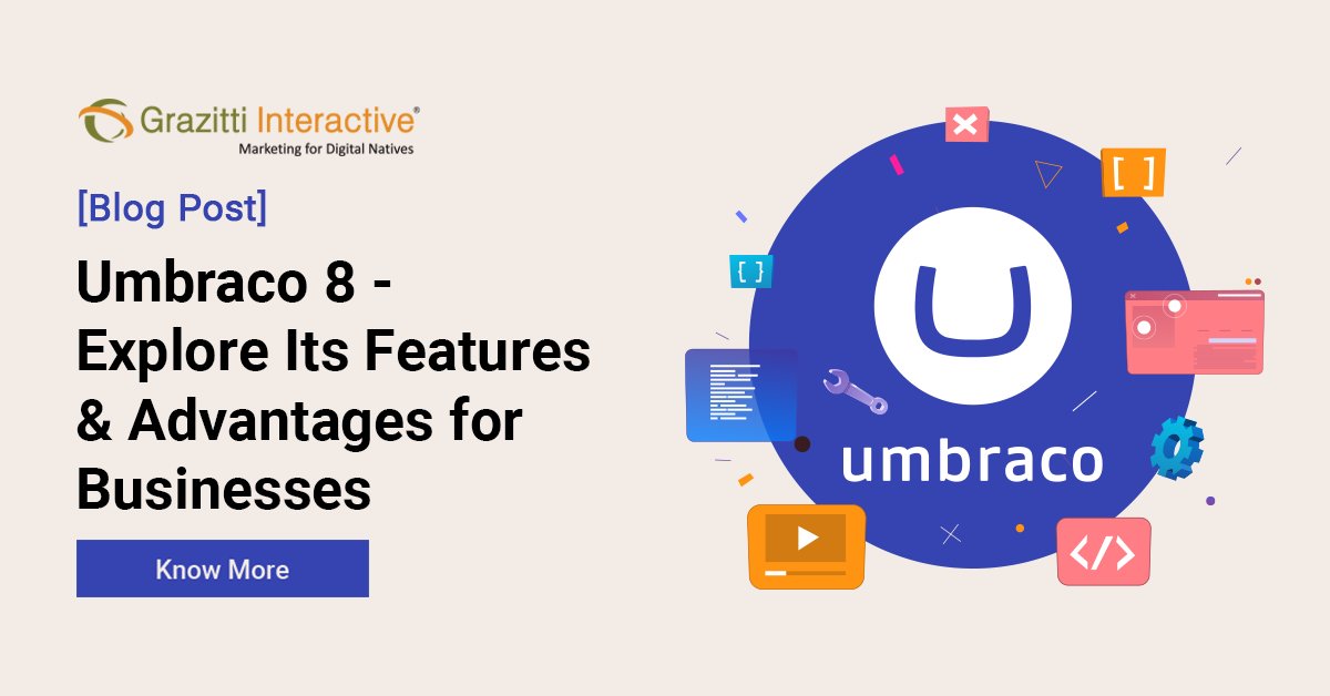 Grazitti's tweet image. Umbraco 8 offers a variety of features to simplify content management, limitless customizations, and a frictionless editing experience for content editors. Explore more here.
👉 rb.gy/zbou1q 👈
#DotNet #umbraco8 #CMS #webdevelopmentservices #grazitti