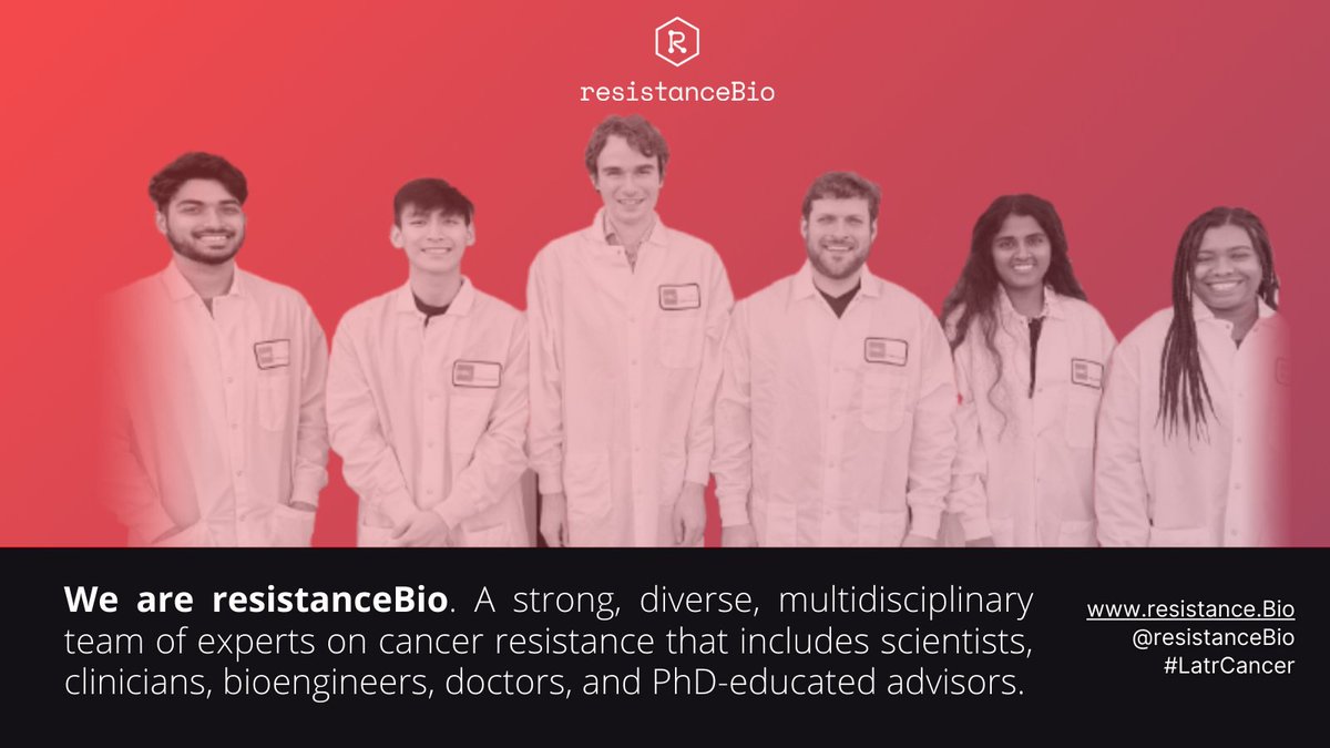 We are happy to answer any treatment resistant cancer questions you might have!  It has been our life's work to develop novel therapeutics for patients for whom drugs have failed.
#LatrCancer #PrecisionMedicine #evolution #Cancer #cancersurvivor #biology #oncology
