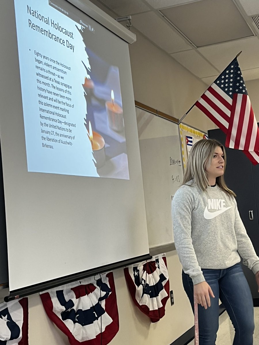 Eight decades after the Holocaust began, We join the <a href="/HolocaustMuseum/">US Holocaust Museum</a> to pause today—
 #HolocaustRemembranceDay, the anniversary of the liberation of Auschwitz-
 Birkenau—to honor the memory of Europe’s Jews, who were targeted for annihilation. @PascoSocStudies <a href="/msmartyann/">Ms. Martanovic</a>