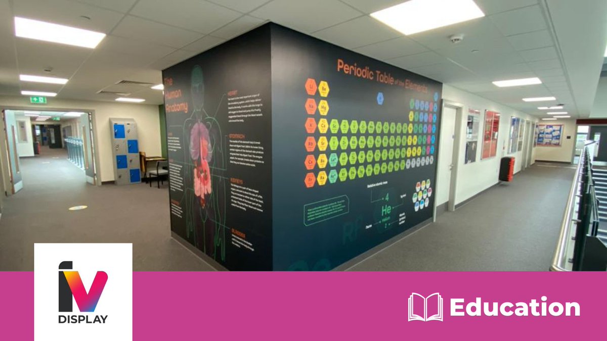 inspiredviz's tweet photo. High Tunstall College of Science in Hartlepool approached us to design, print and install a range of school wall graphics and displays to enhance the internal environment of the college for its students, staff and visitors. 

Find out how we did now.

https://t.co/9EkrV8S4Cv https://t.co/O8GTTtef6c