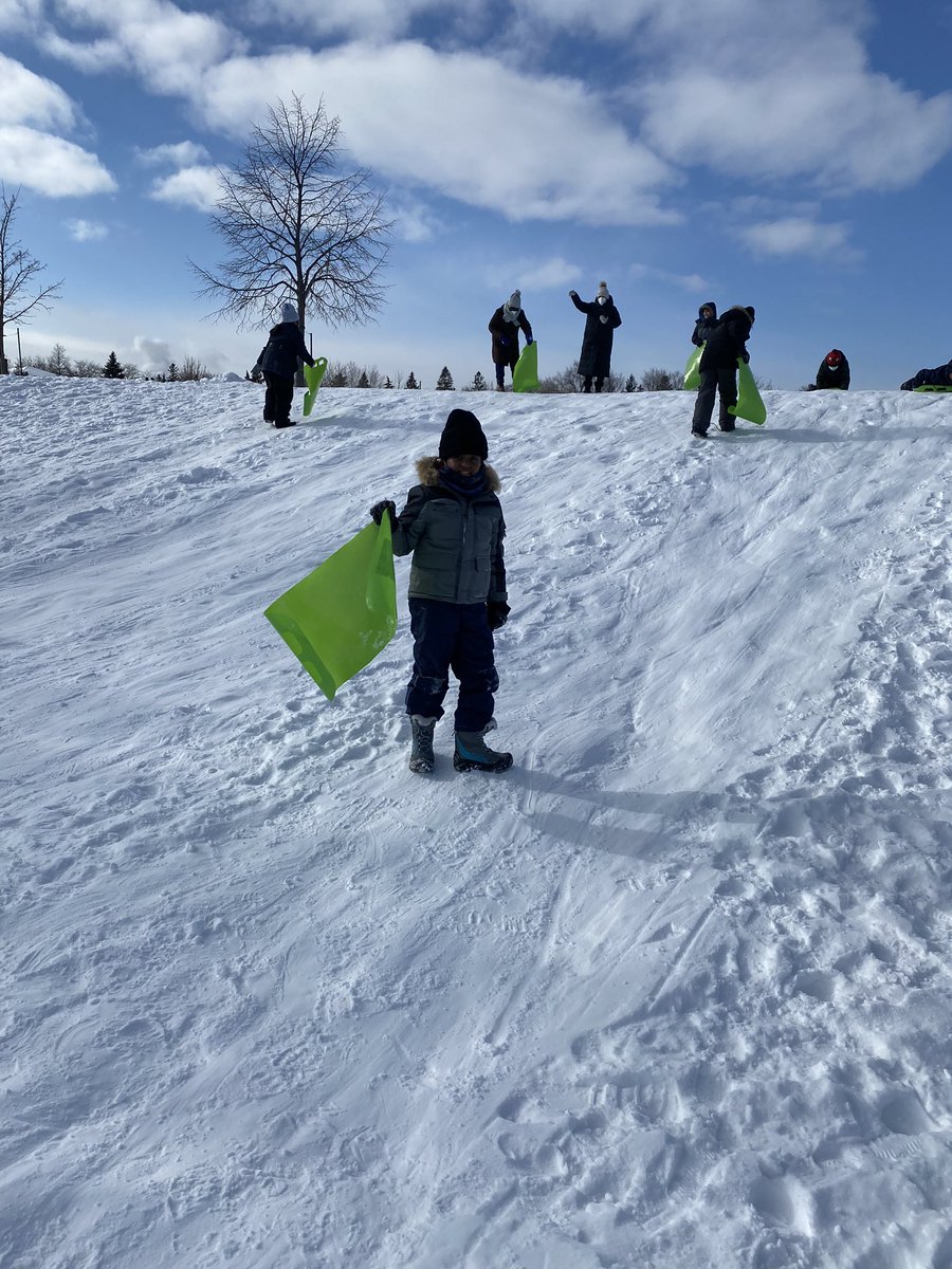 Ms_Palsetia's tweet photo. The #JrMID students @CDF_TDSB had snow ❄️ much fun sledding. What a great way to enjoy the winter, get fresh air and sunshine ☀️ and of course some exercise! We can’t wait to do it again! @tdsb @TDSB_MHWB @HPE_TDSB https://t.co/4Hh4akhT2f