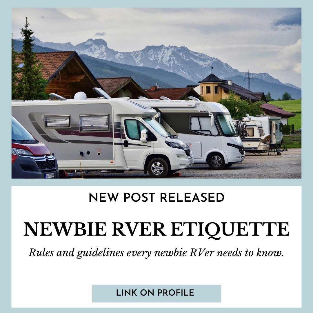 For those of you new to RVing, please know: There's some damn etiquette to follow!

buff.ly/3fsD2Po

#RV #rvliving #fulltimerver #rvlife #rvlove #rvblog #blogging #blogger #nomadiclife #fulltimervlife