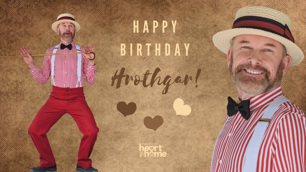 SCHeartHome's tweet photo. Wishing a very Happy Birthday to the man behind #WCTH newlywed and inventor extraordinaire #NedYost -  wonderful Canadian actor #HrothgarMathews! 🎂🎉❤️ #Hearties https://t.co/CHwwPRMgMk