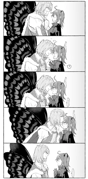 オベぐだ♀でキス 