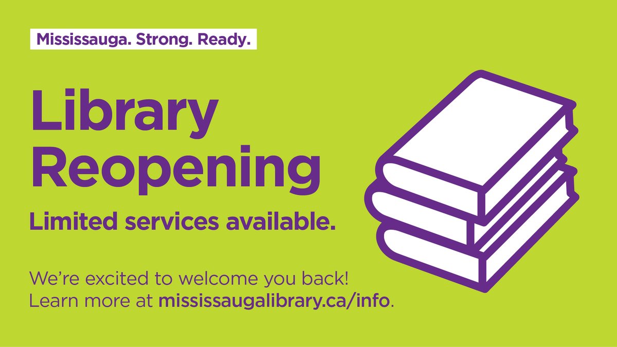 All Mississauga Libraries will reopen to the public on January 31st at 50% capacity. ow.ly/RvCi50HERSP